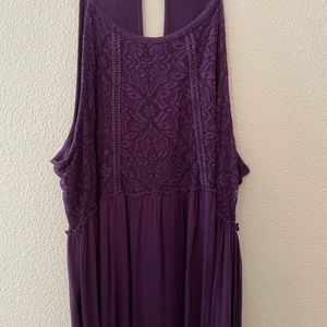 Torrid - Purple babydoll tank top